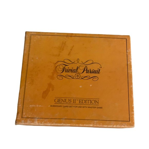 1984 Trivial Pursuit Genus II 2 Edition Subsidiary Card Set Pre Owned - Picture 1 of 12